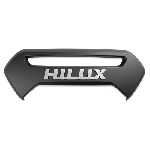 HILUX 2021 TAIL GATE COVER with chrome hilux